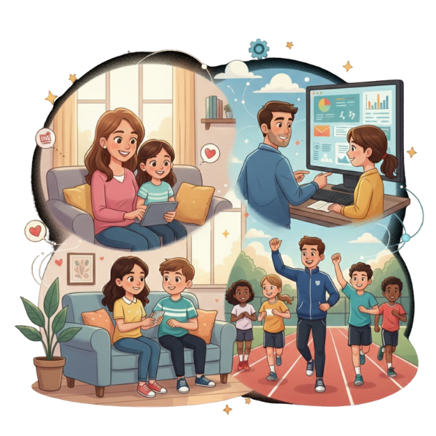 Familias Instituciones Clubes deportivos entrenamiento emocional